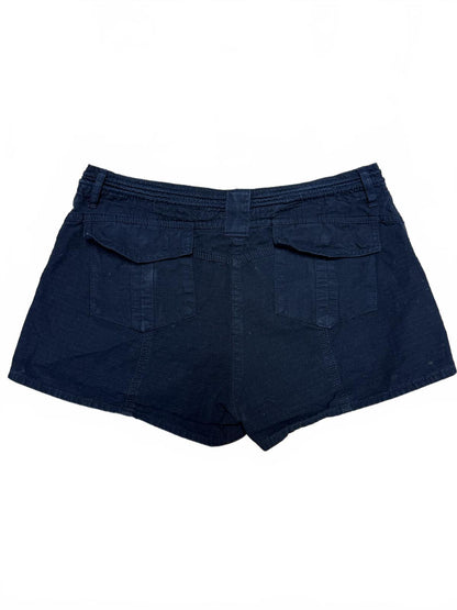 Women’s Navy Blue Cargo Shorts Size small Casual Outdoor Gorpcore Utility