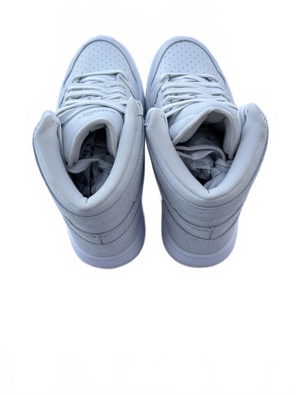 Puma Rebound High Top Sneakers White Leather US 8.5 Streetwear Y2K