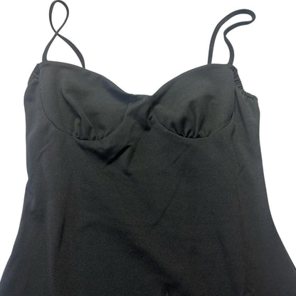 Classic Black Spaghetti Strap Dress XL