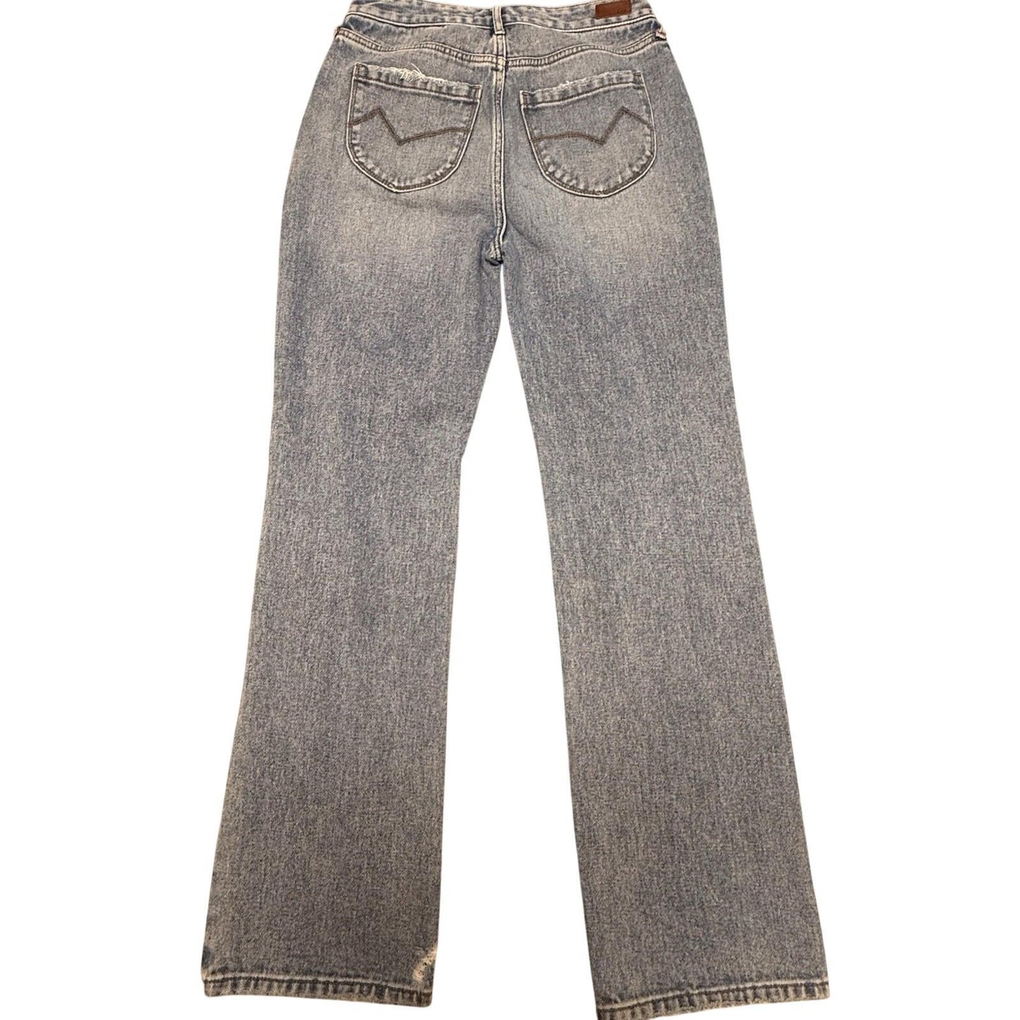 Cleo + Wolf Women’s Ultra High Rise Ankle Jeans Size W28 Light Wash Jeans women