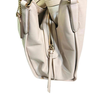 Coach Restored Madison Carlyle Shoulder Bag Cream Leather Gold Hardware ToteHobo