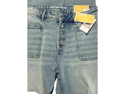 Michael Kors Women’s High Rise Button Fly Straight Leg Jeans Y2K Size 10 NWT