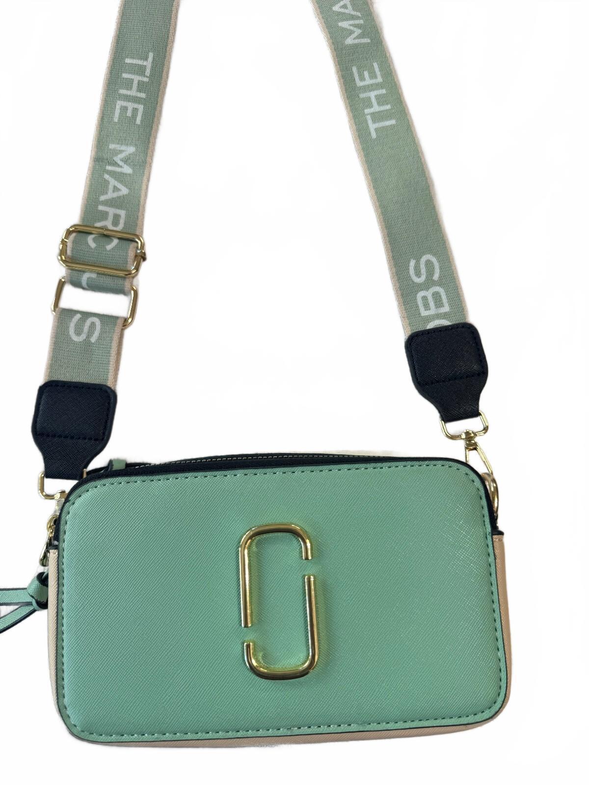Marc Jacobs Snapshot Camera Bag Mint Green Crossbody Designer Purse