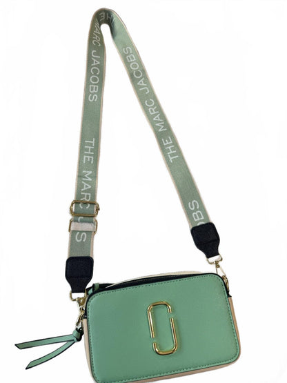 Marc Jacobs Snapshot Camera Bag Mint Green Crossbody Designer Purse