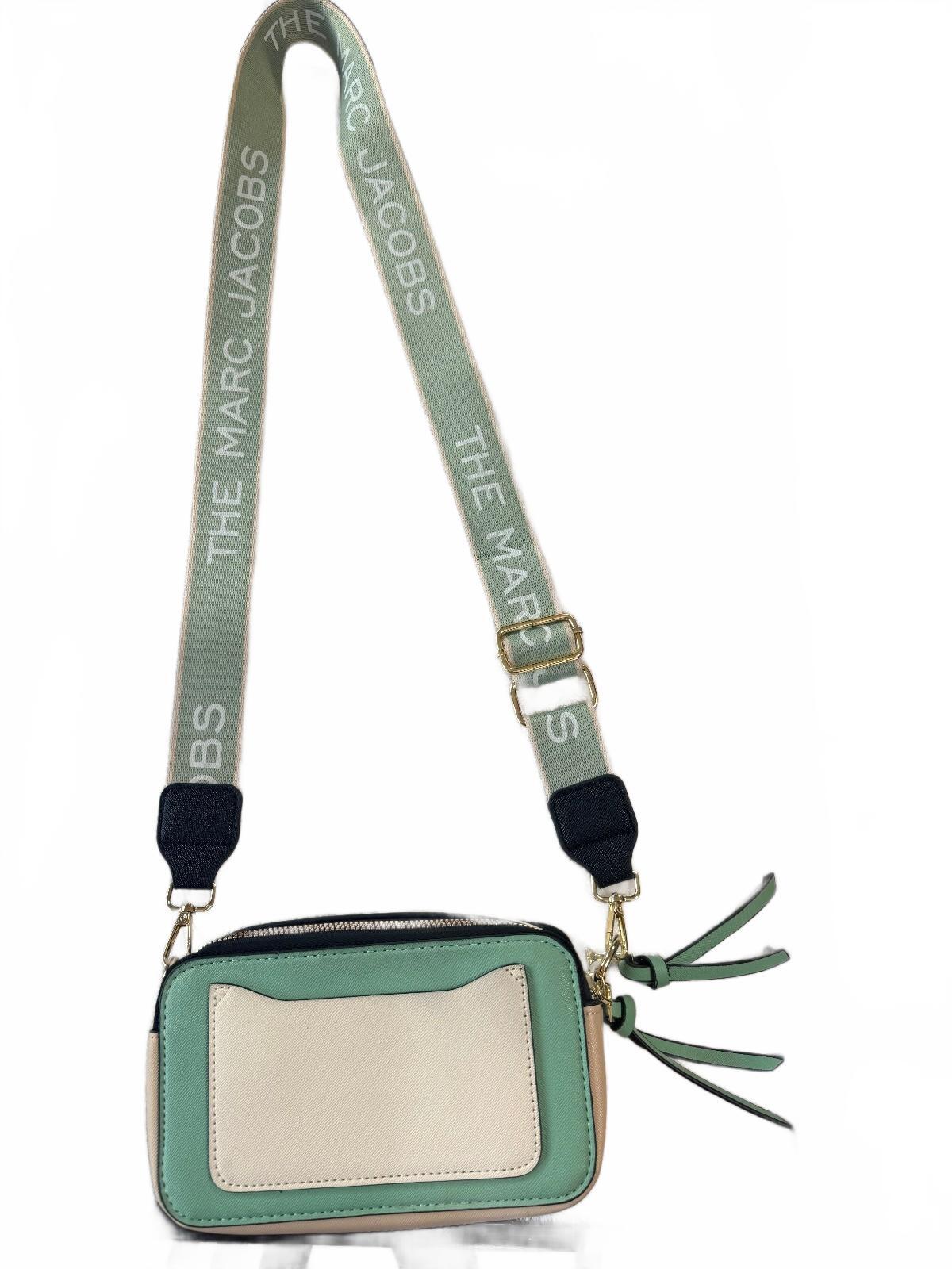 Marc Jacobs Snapshot Camera Bag Mint Green Crossbody Designer Purse