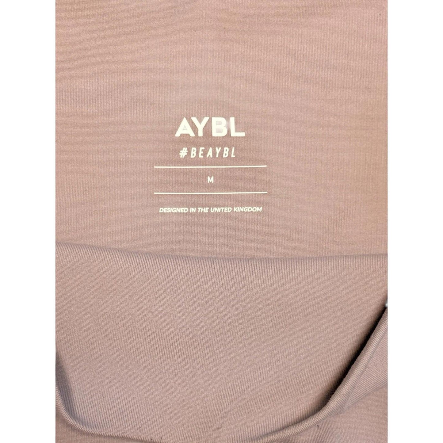 AYBL Women’s High Waist Leggings Size M Pink Blush Gym Yoga Workout Gym