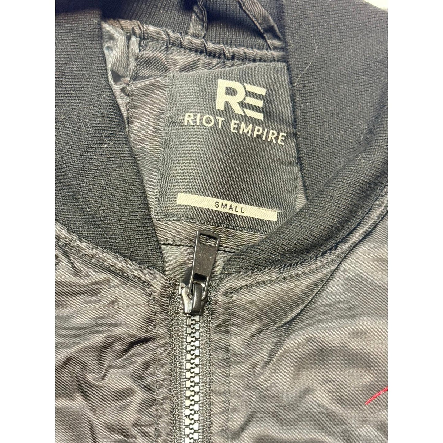 Riot Empire Racing Bomber Jacket Small Worldwide Speed Graphic Moto