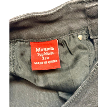 moda bootcut dark demin jeans with embellished back pockets