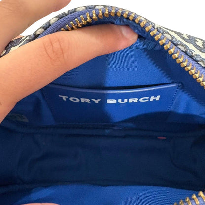 Tory burch blue and white
