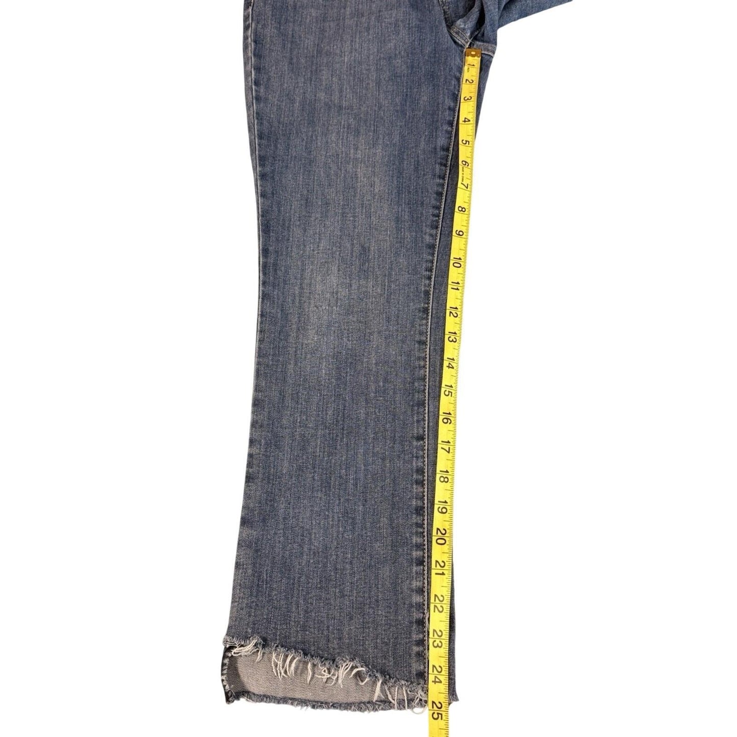 Seven7 jeans womens size 8 bootcut regular fit mid rise blue light wash stretch