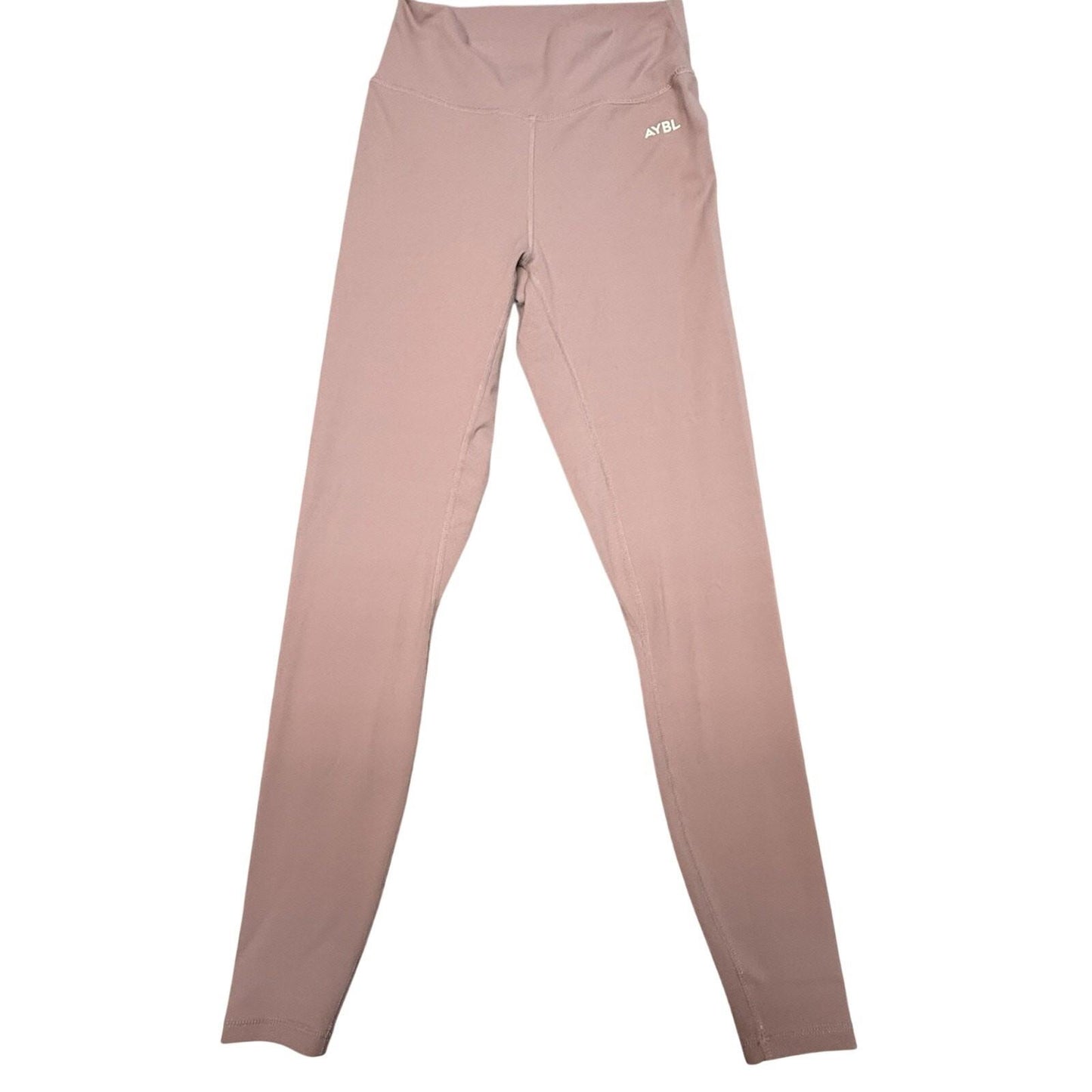 AYBL Women’s High Waist Leggings Size M Pink Blush Gym Yoga Workout Gym