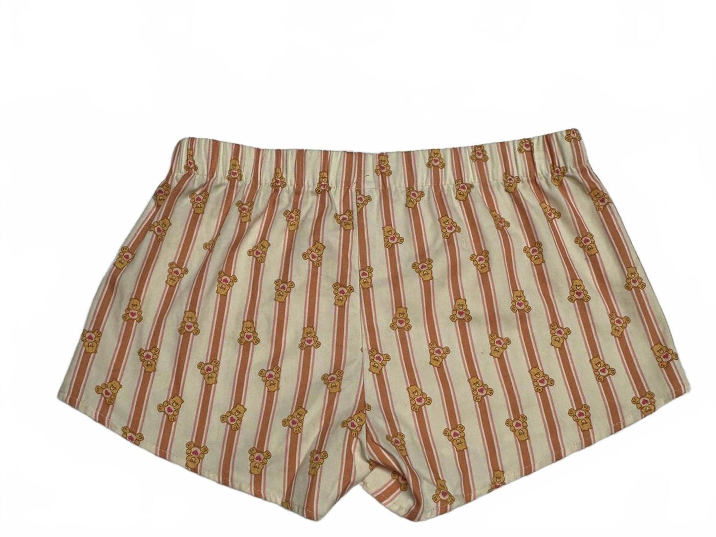 Care Bears Striped Teddy Bear Print Pajama Shorts