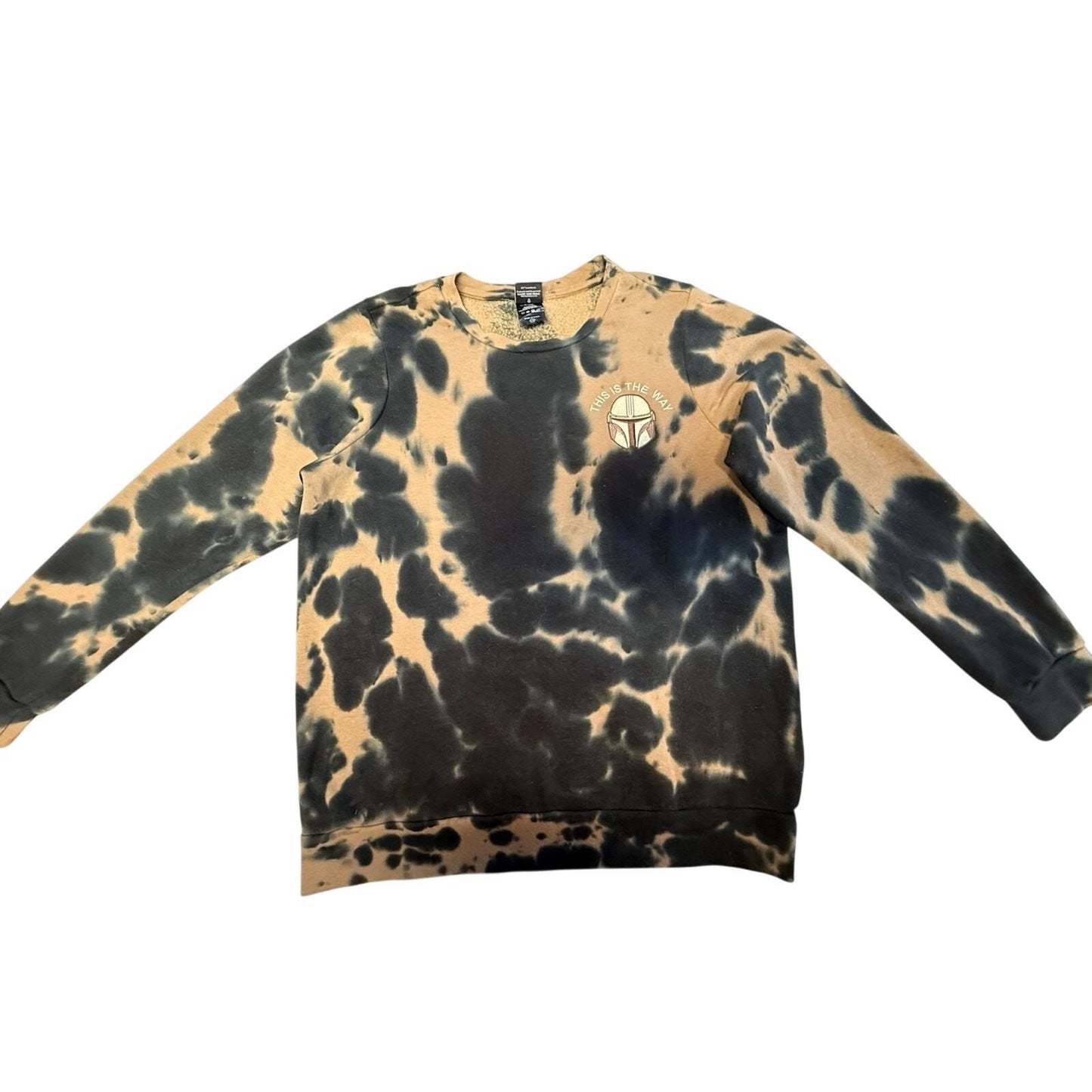 Star Wars Mandalorian “This Is The Way” Tie Dye Crewneck Sweatshirt LG