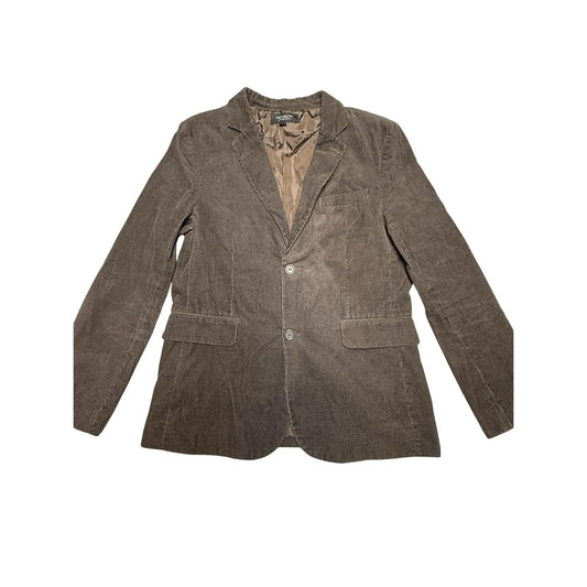Heritage 1981 Men’s Brown Corduroy Blazer Jacket Sport Coat Classic Fit Large L