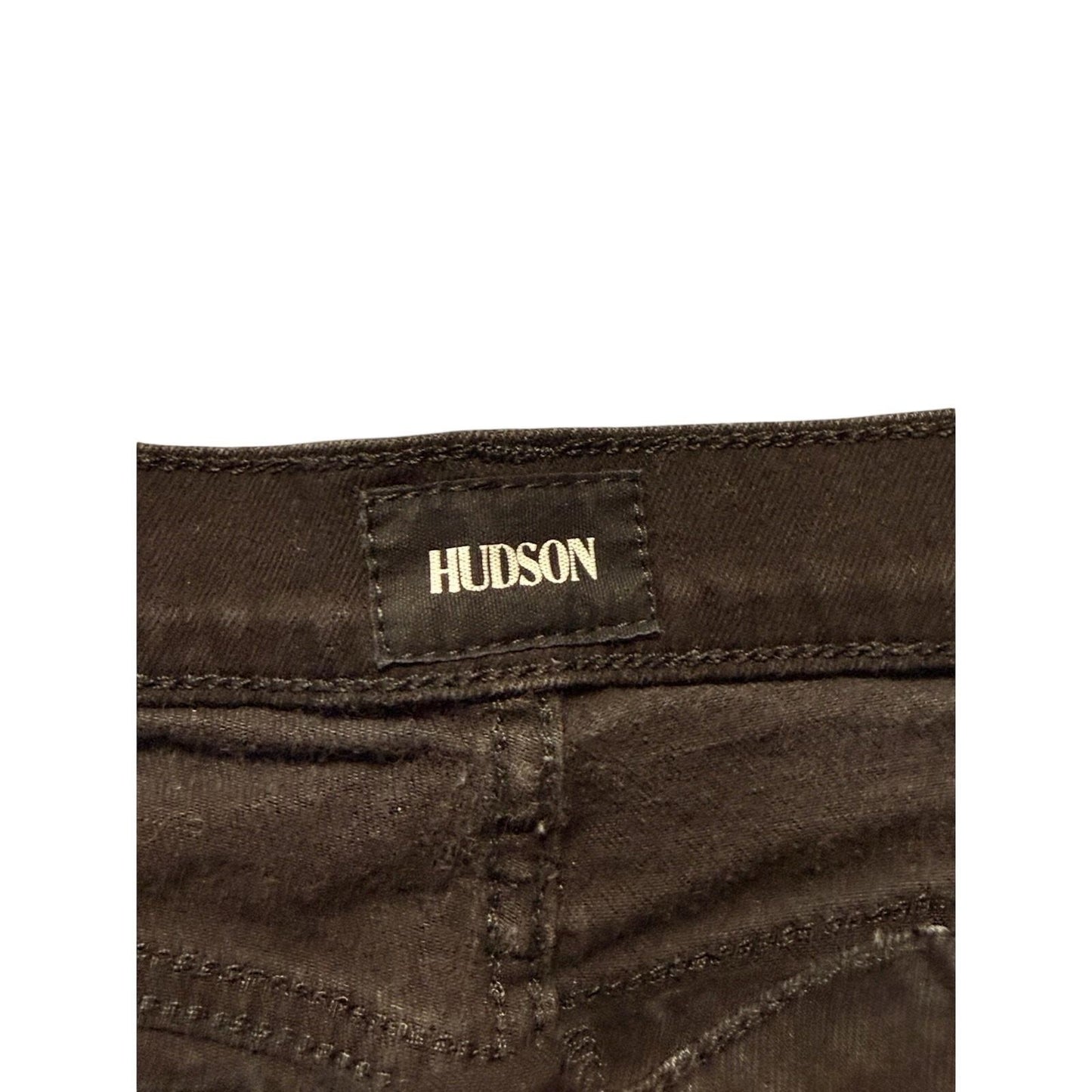 Hudson Women's Blue Jeans Size 25 Mid-Rise Bootcut Stretch Dark Wash Denim Pants