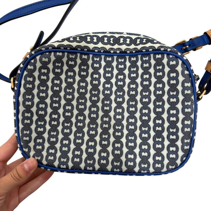 Tory burch blue and white