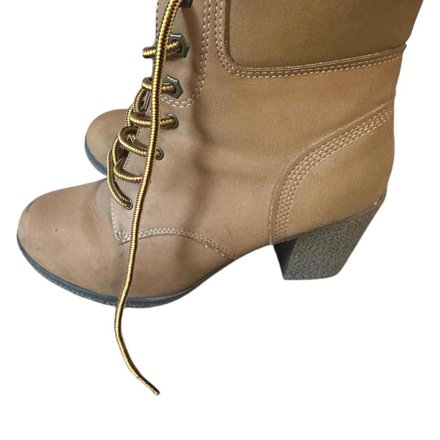 Dartford Women's Tan Lace-Up Ankle Boots Size 9M