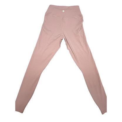 AYBL Women’s High Waist Leggings Size M Pink Blush Gym Yoga Workout Gym
