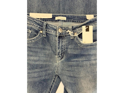 Fire & Rain Women’s Bootcut Flare Jeans Size 11 Medium Wash Low Rise Stretch NWT