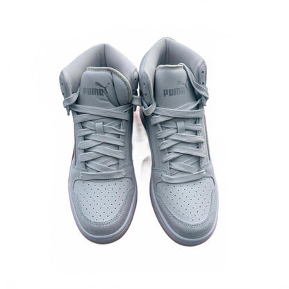 Puma High-Top Sneakers in Light Gray