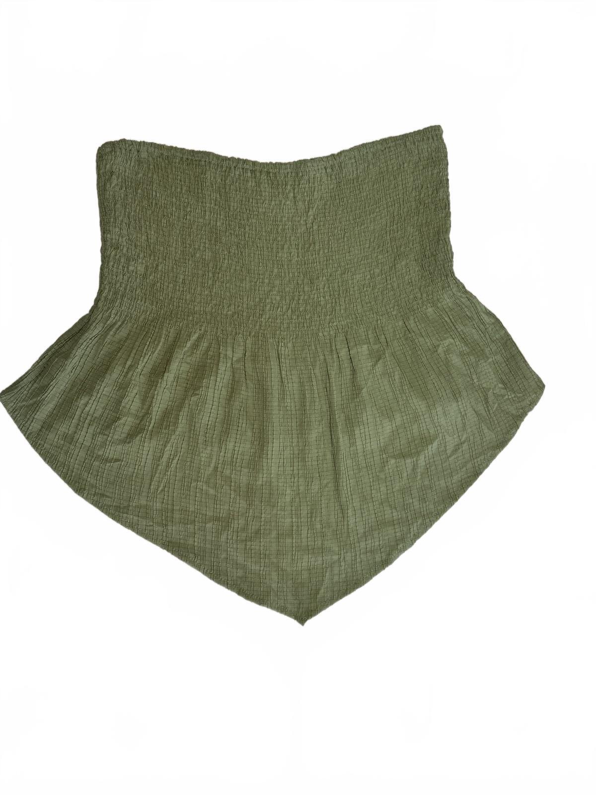 Shein NWT Olive Green  Smocked Tube top size large