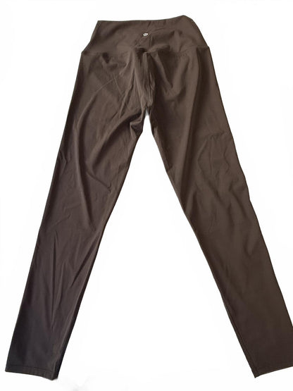 Lululemon Brown Matching Activewear Set Zip Jacket and High-Waist Leggings Size