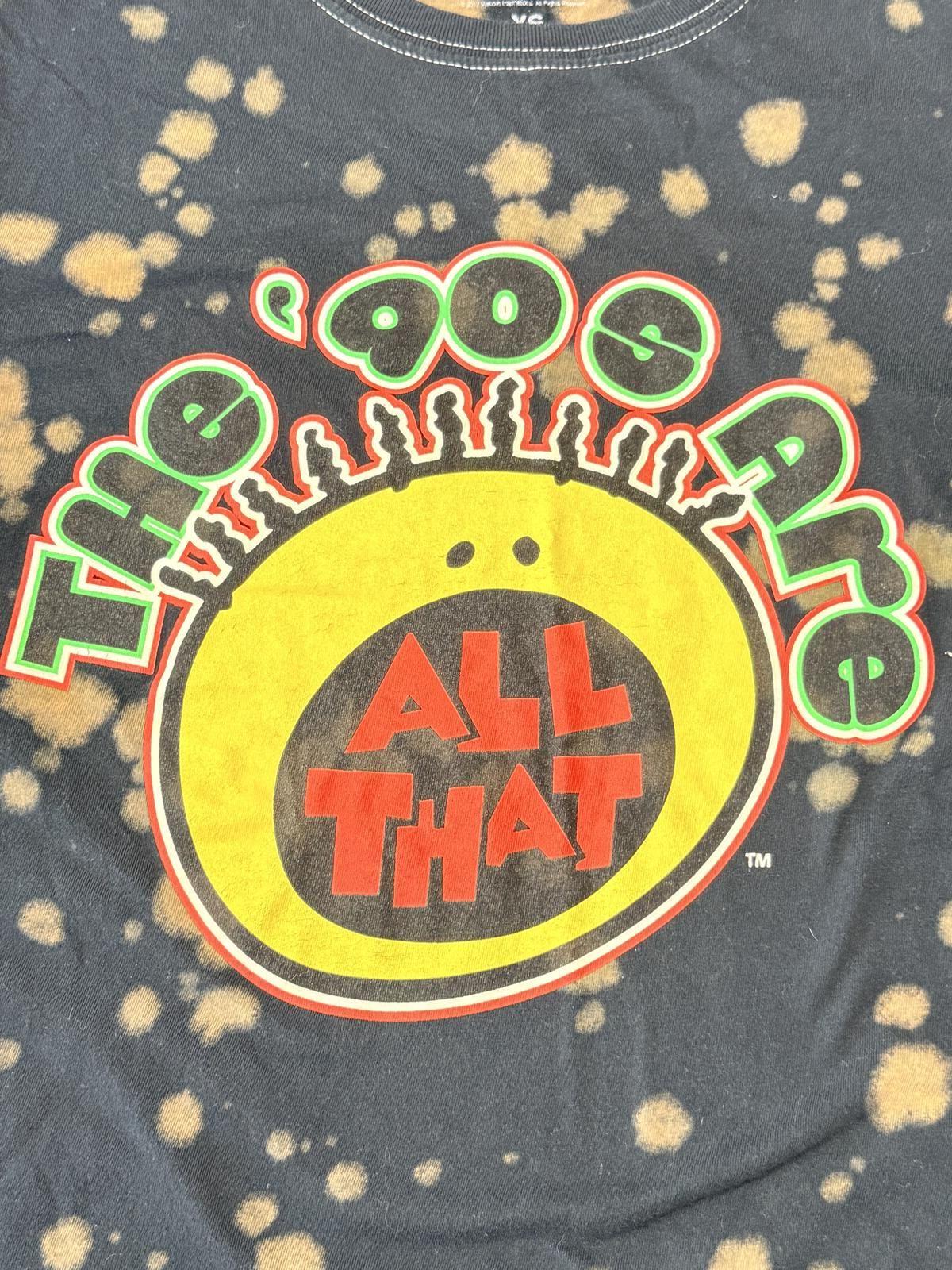 Vintage-Inspired "All That" Nickelodeon Bleach Wash Graphic Tee